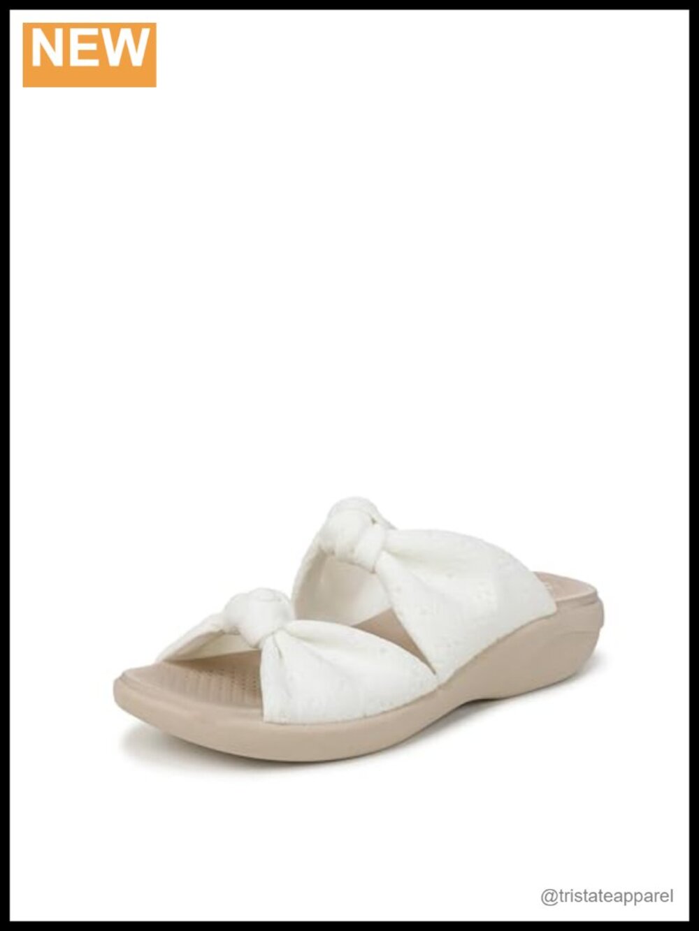 Slide Sandal with FreeFoam Cushioning Arch Support Slip-On Casual Everyday
